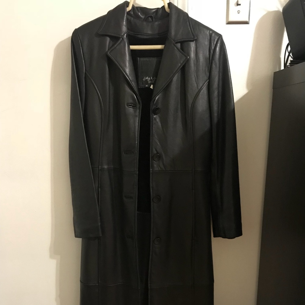 Leather Trench Coat